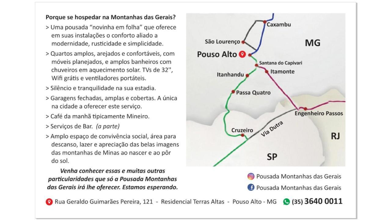 Pousada Montanhas Das Gerais Pouso Alto Dış mekan fotoğraf